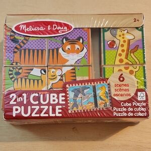 Melissa & Doug 2-in-1 Cube Puzzle